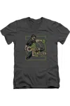 Gildan Dc Comics Ring Power Short Sleeve Adult V Neck Premium Cotton Tee / T-shirt In Pink