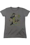 Gildan Dc Comics Ring Power Short Sleeve Womens Tee / T-shirt In Pink