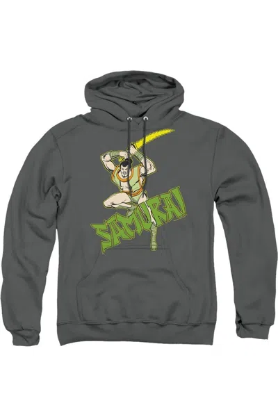 Gildan Dc Comics Samurai Adult Pull Over Hoodie / Hooded Sweatshirt In Pink