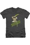 Gildan Dc Comics Samurai Short Sleeve Adult V Neck Tee / T-shirt In Pink