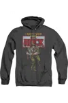 Gildan Dc Comics Sgt Rock Adult Heather Hoodie / Hooded Sweatshirt In Black