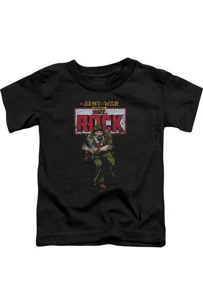 Gildan Kids' Dc Comics Sgt Rock Short Sleeve Toddler Tee / T-shirt In Black