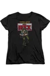 Gildan Dc Comics Sgt Rock Short Sleeve Womens Tee / T-shirt In Black