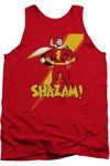 Gildan Dc Comics Shazam Shazam Adult Tank Top In Red
