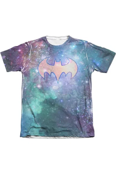 Gildan Dc Comics Shielded Galaxy Adult Poly/cotton Short Sleeve Tee / T-shirt In White