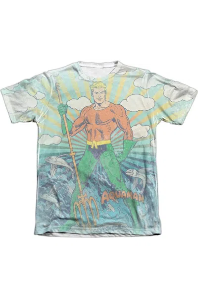 Gildan Dc Comics Sonar Adult Poly/cotton Short Sleeve Tee / T-shirt In White