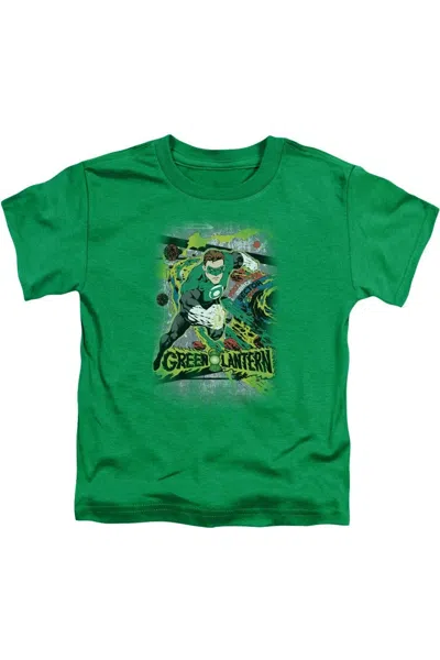 Gildan Kids' Dc Comics Space Sector 2814 Short Sleeve Toddler Tee / T-shirt In Green