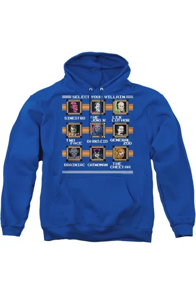 Gildan Dc Comics Stage Select Adult Pull Over Hoodie / Hooded Sweatshirt In Blue