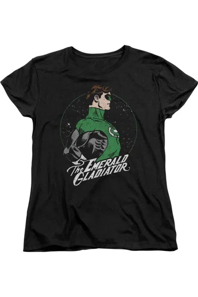 Gildan Dc Comics Star Gazer Short Sleeve Womens Tee / T-shirt In Black