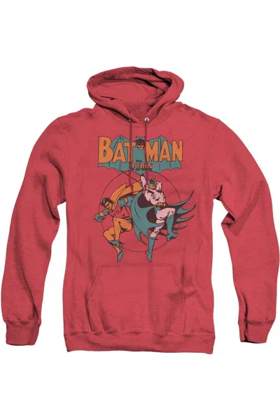 Gildan Dc Comics Starling Shock Adult Heather Hoodie / Hooded Sweatshirt In Red