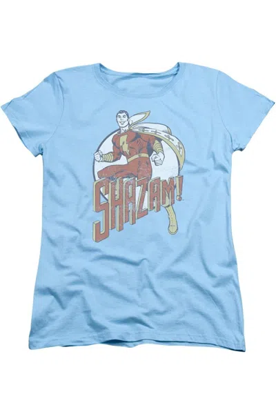 Gildan Dc Comics Stepping Out Short Sleeve Womens Tee / T-shirt In Blue