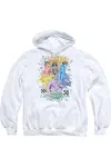 Gildan Dc Comics Super Adult Pull Over Hoodie / Hooded Sweatshirt In White