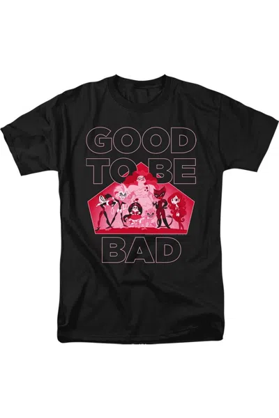 Gildan Dc Comics Superhero Girls Good To Be Bad Short Sleeve Adult Tee / T-shirt In Black