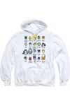 Gildan Dc Comics Superhero Issues Adult Pull Over Hoodie / Hooded Sweatshirt In White