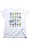 Gildan Dc Comics Superhero Issues Short Sleeve Womens Tee / T-shirt In White
