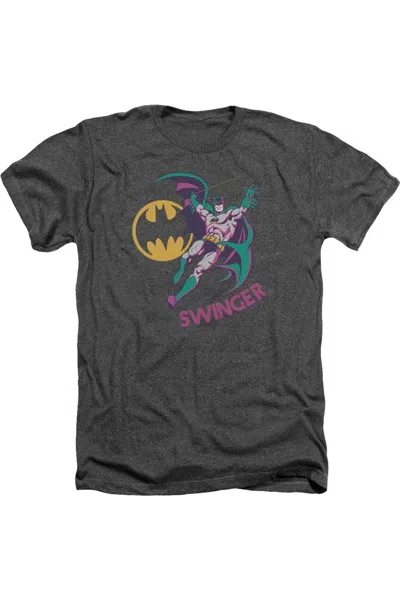 Gildan Dc Comics Swinger Short Sleeve Adult Tee / T-shirt In Gray
