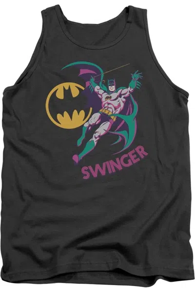 Gildan Dc Comics Swinger Adult Tank Top In Pink