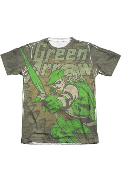 Gildan Dc Comics Take Aim Adult Poly/cotton Short Sleeve Tee / T-shirt In White