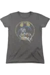Gildan Dc Comics Team Short Sleeve Womens Tee / T-shirt In Pink