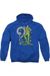 Gildan Dc Comics The Riddler Adult Pull Over Hoodie / Hooded Sweatshirt In Blue