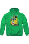 Gildan Dc Comics These Fish Are Loaded Adult Pull Over Hoodie / Hooded Sweatshirt In Green