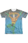 Gildan Dc Comics Underwater Sub Adult Poly/cotton Short Sleeve Tee / T-shirt In White