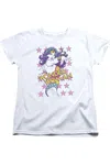 Gildan Dc Comics Valiant Short Sleeve Womens Tee / T-shirt In White