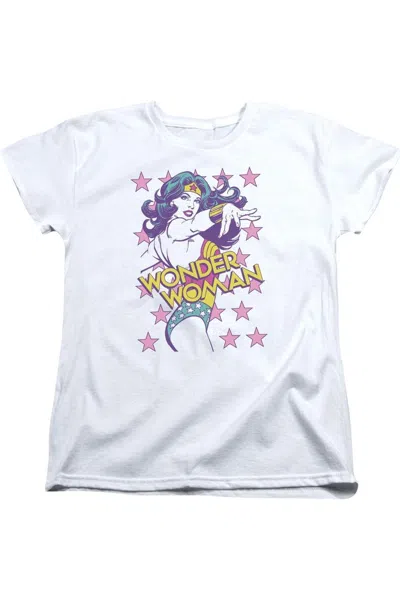 Gildan Dc Comics Valiant Short Sleeve Womens Tee / T-shirt In White