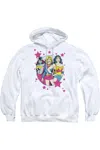 Gildan Dc Comics We Are Superior Adult Pull Over Hoodie / Hooded Sweatshirt In White