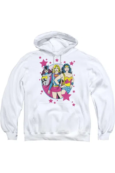 Gildan Dc Comics We Are Superior Adult Pull Over Hoodie / Hooded Sweatshirt In White