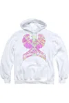 Gildan Dc Comics Wonder Woman Bird Adult Pull Over Hoodie / Hooded Sweatshirt In White