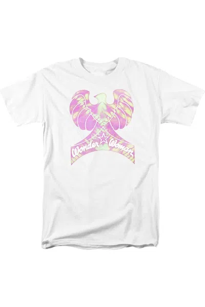 Gildan Dc Comics Wonder Woman Bird Short Sleeve Adult Tee / T-shirt In White