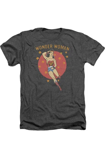 Gildan Dc Comics Wonder Woman Circle Adult Heather Tee / T-shirt In Multi