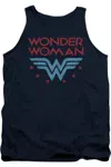 Gildan Dc Comics Wonder Woman Wonder Stars Adult Tank Top In Blue