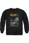 Gildan Dc Comics Wrong Signal Adult Crewneck Sweatshirt In Black