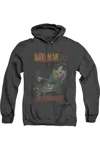Gildan Dc Comics Wrong Signal Adult Heather Hoodie / Hooded Sweatshirt In Black