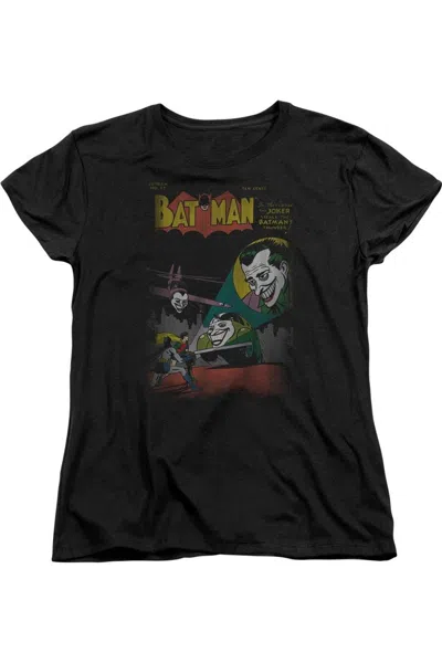 Gildan Dc Comics Wrong Signal Short Sleeve Womens Tee / T-shirt In Black