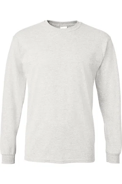 Gildan Dryblend 50/50 Long Sleeve T-shirt In Grey