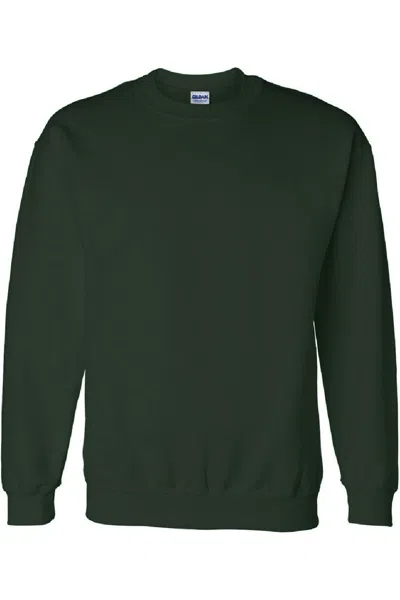 Gildan Dryblend Adult Set-in Crew Neck Sweatshirt (13 Colours) In Green