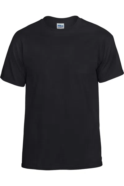 Gildan Dryblend Adult Unisex Short Sleeve T-shirt In Black