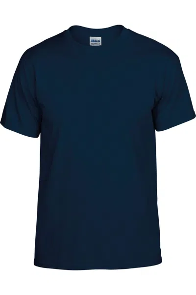 Gildan Dryblend Adult Unisex Short Sleeve T-shirt In Blue