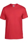 Gildan Dryblend Adult Unisex Short Sleeve T-shirt In Red