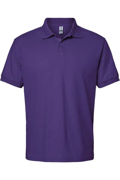 Gildan Dryblend Jersey Polo In Purple