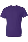Gildan Mens Heavy Cotton Short-sleeved T-shirt In Purple