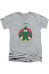 Gildan Elf Cotton Headed Short Sleeve Adult V Neck Premium Cotton Tee / T-shirt In Multi