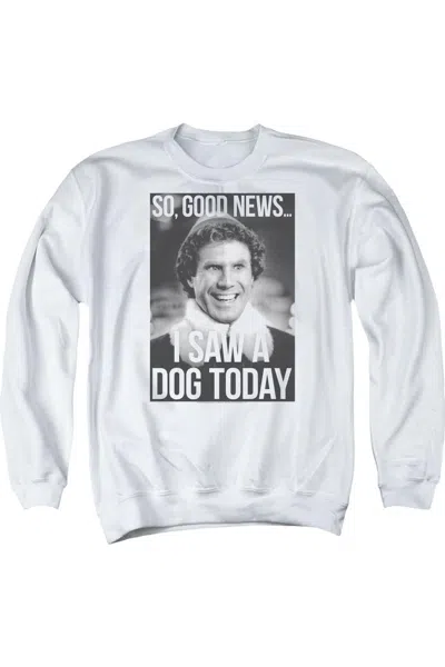 Gildan Elf Must Love Dogs Adult Crewneck Sweatshirt In White