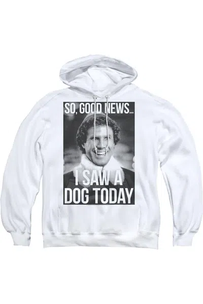 Gildan Elf Must Love Dogs Adult Pull Over Hoodie / Hooded Sweatshirt In White