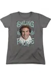 Gildan Elf Smiling Short Sleeve Women´s Tee / T-shirt In Black