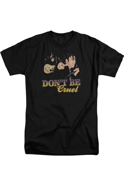 Gildan Elvis Presley Dont Be Cruel Short Sleeve Adult T-shirt In Black