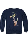 Gildan Elvis Presley Early Elvis Adult Crewneck Sweatshirt In Blue